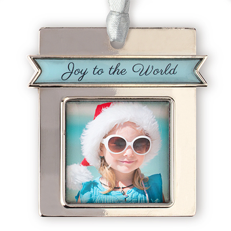 Icon Joy to the World Photo Ornament