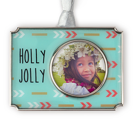 Icon Holly Jolly Photo Ornament