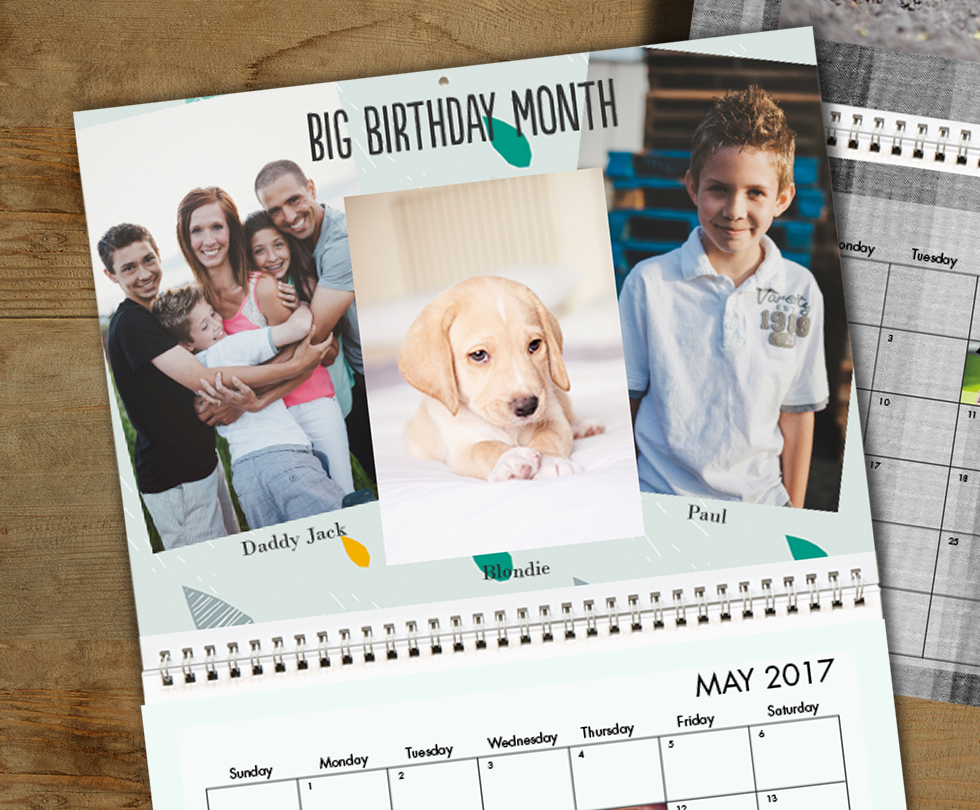 photo calendars desktop calendars wall calendars customized photo calendar