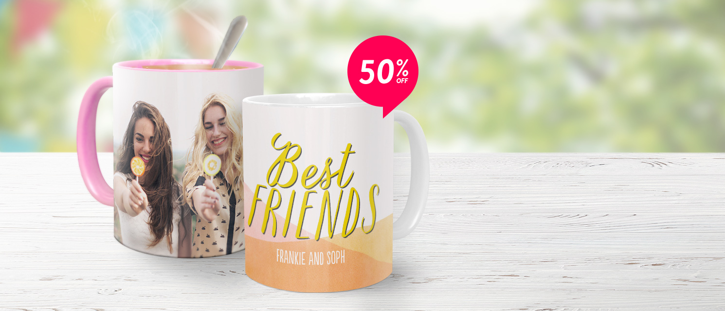 50% off Photo Mugs!