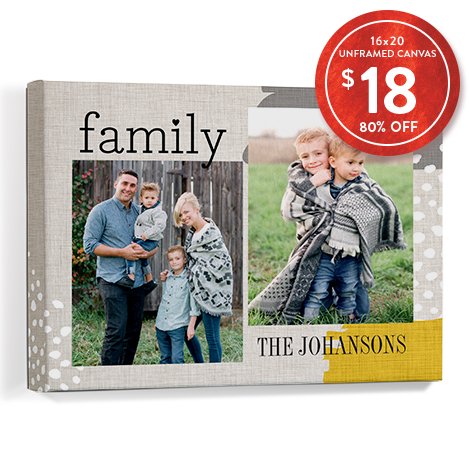 70% off 16x20 Canvas Prints