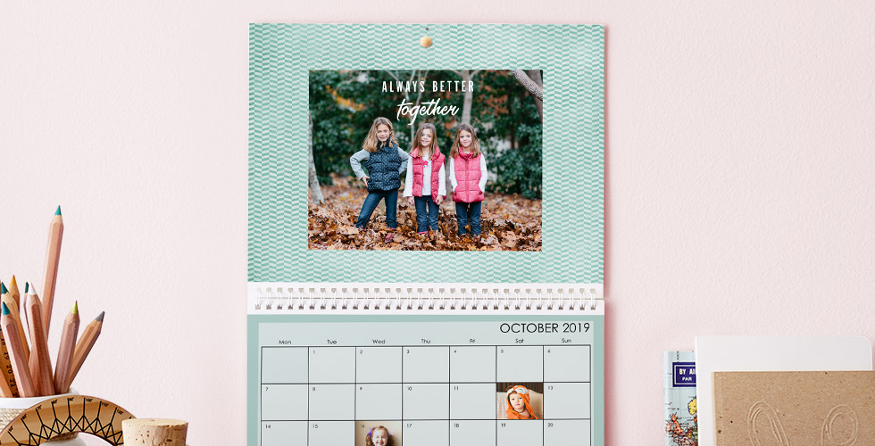 Photo Calendar: Personalised Desk Wall Calendars Snapfish UK