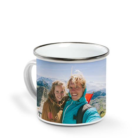 Enamel Campfire Mug