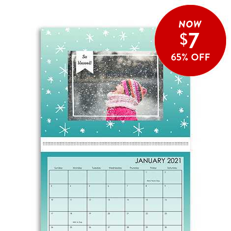 65% of 8.5x11 Wall Calendars