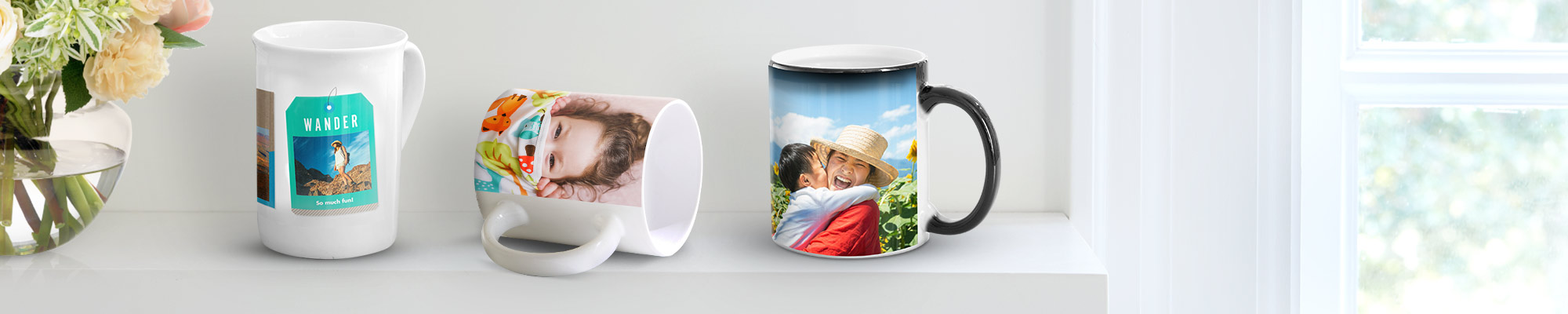 Photo Mugs: Print personalised Photo & Collage Mugs | Snapfish UK