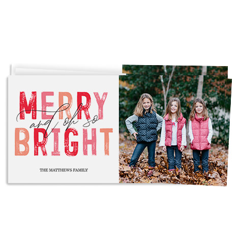 Personalised postcard style christmas cards