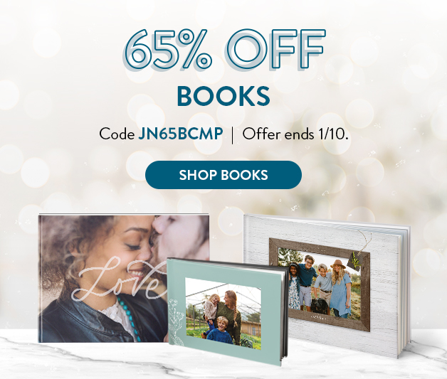 65% off Photo Books