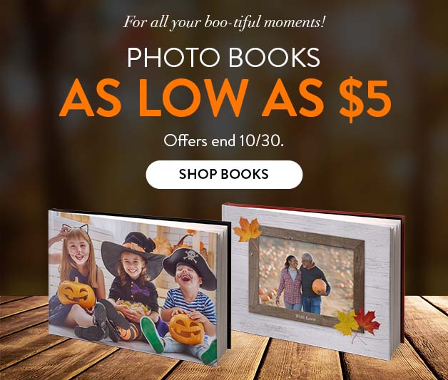 Photo Books as low as $5