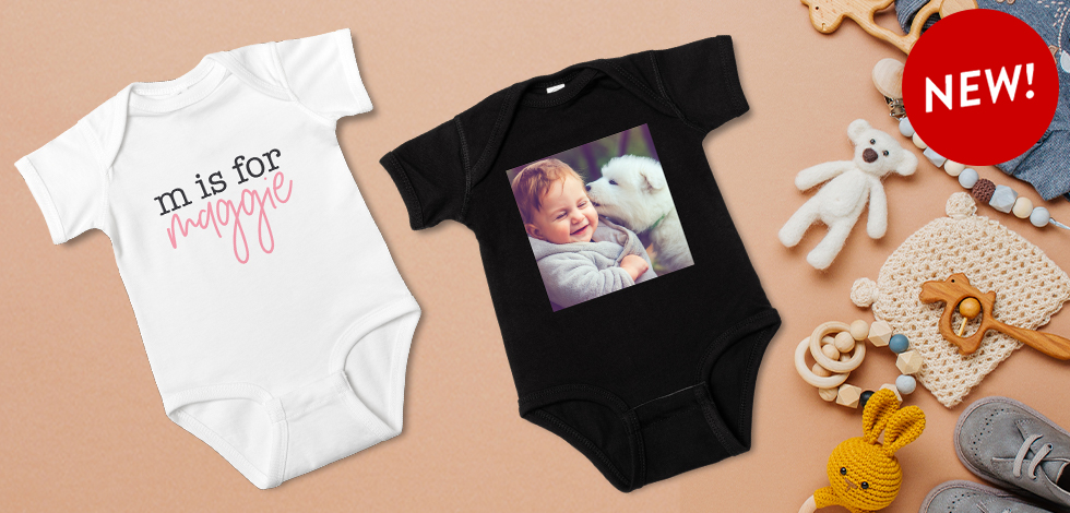 New! Custom Baby Bodysuits