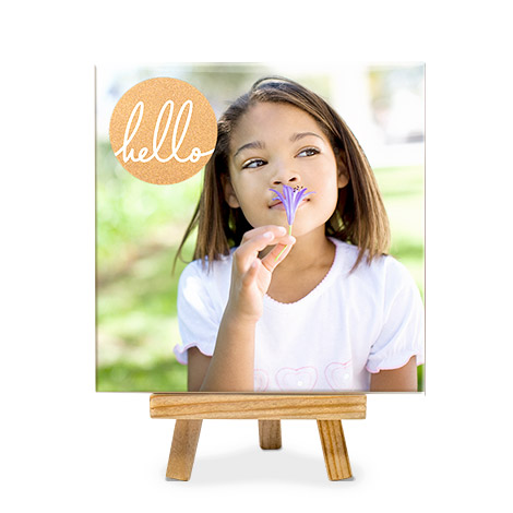 Ceramic Photo Tile With Stand Image