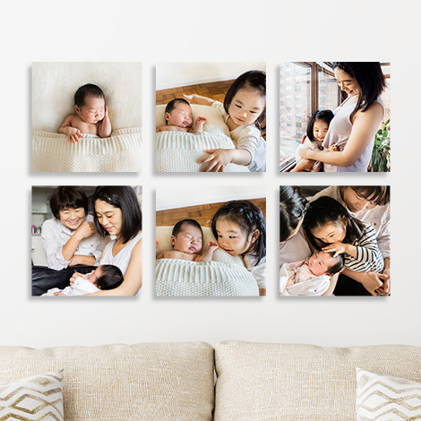 Photo Tile Gallery Set of 6
