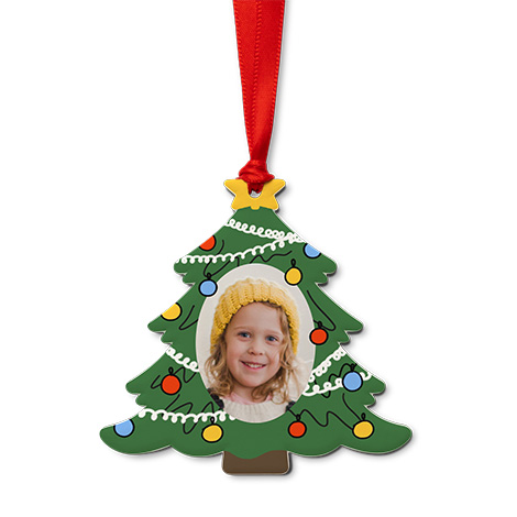Icon Christmas Tree-shaped Ornament