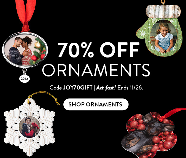 70% off Ornaments