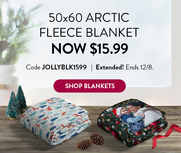 50x60 Arctic Fleece Blankets for $15.99