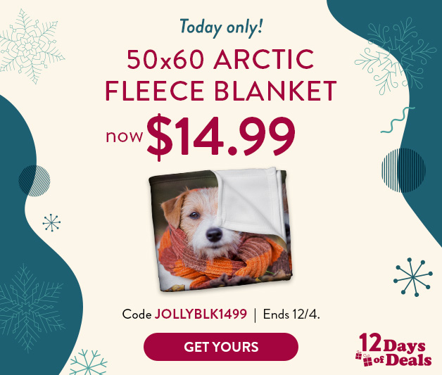 50x60 Arctic Fleece Blankets for $14.99