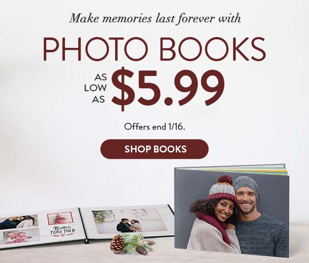 Photo Books as low as $5.99