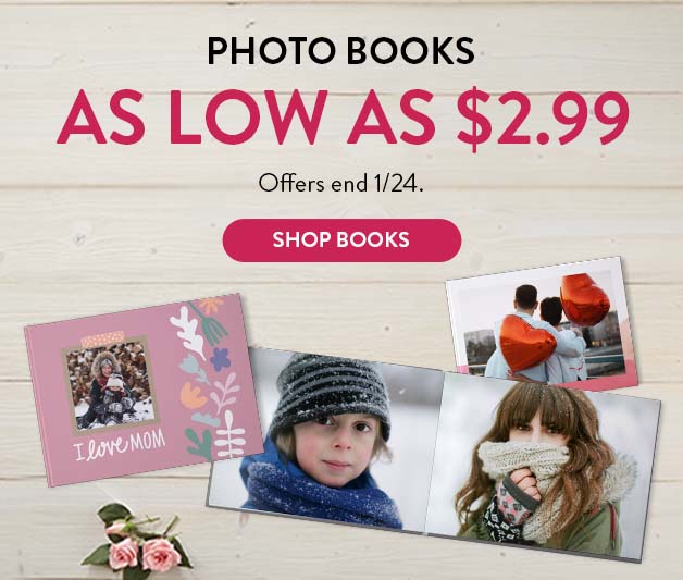 Photo Books as low as $2.99