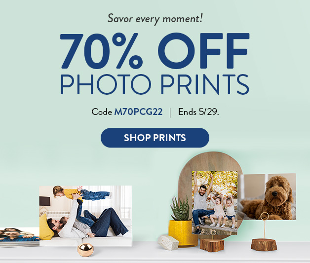 70% off all prints