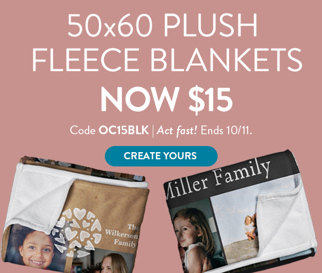 50x60 Plush Fleece for $15