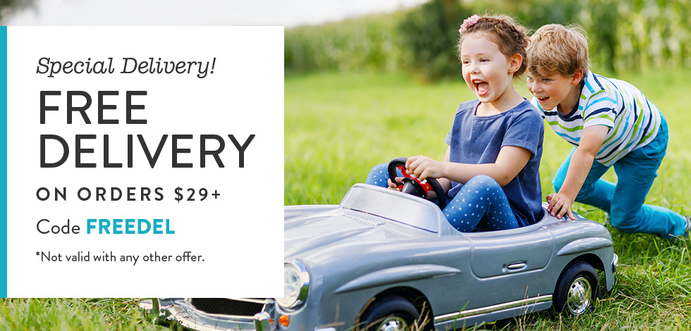 Free delivery on orders $29 or more*