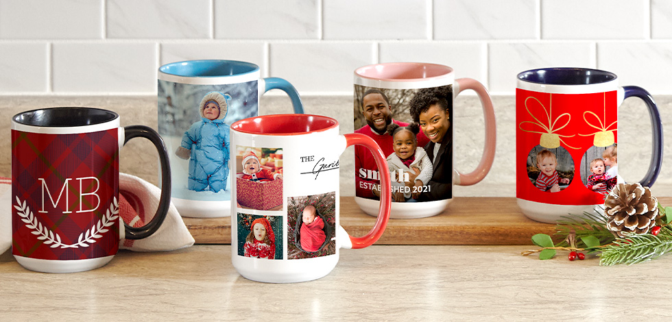 NEW! 15 oz. COLOR ACCENT MUGS 