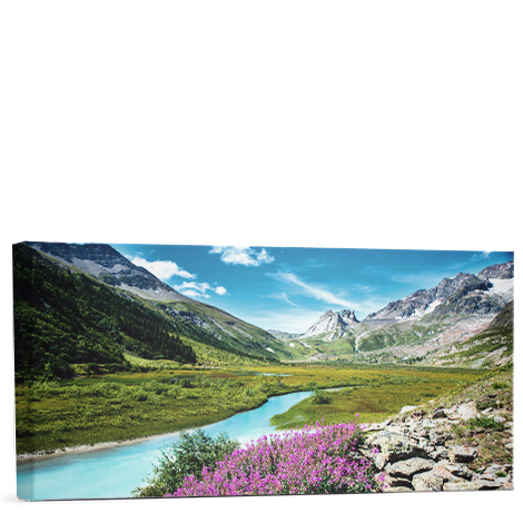 Panoramic 60x30cm Slim Photo Canvas Print