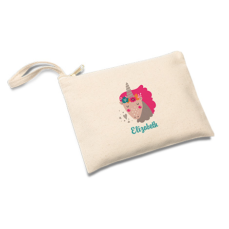 Zippered Canvas Pouch