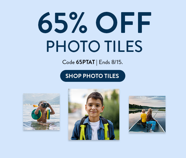 65% off Photo Tiles