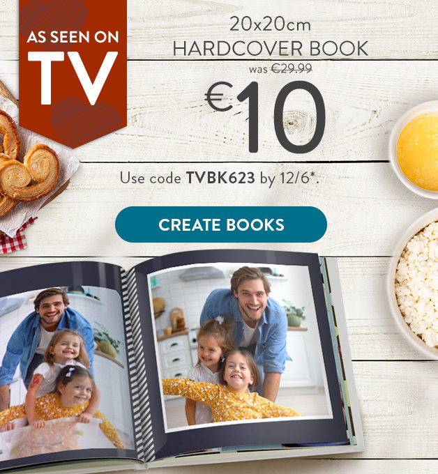 20x20cm TV Book €10