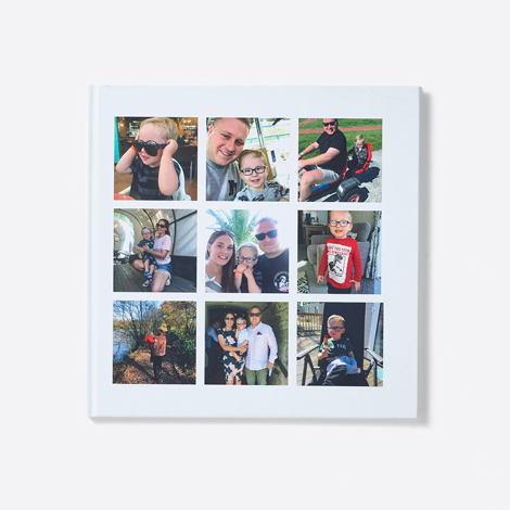 An image of 12" x 12" (30x30cm) Personalised Hardcover Photo Book | By Truprint